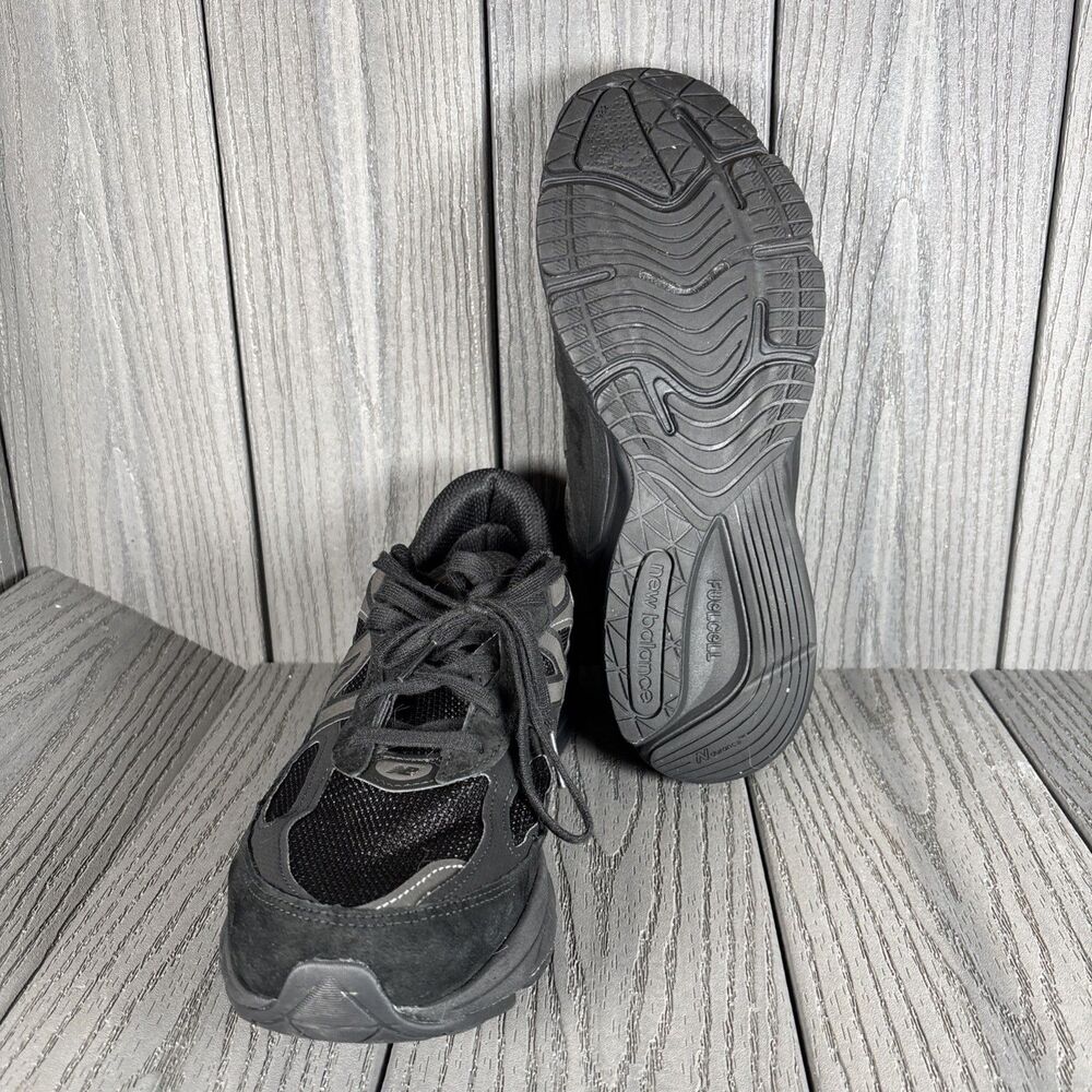 mens new balance 990v6 size 11.5 Triple Black U990BB6 (Pet owned)